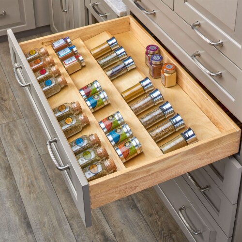 Rev-A-Shelf 36 Inch Kitchen Drawer Organizer Insert Spice Rack 3-Tier,  4SDI-36-1, 33.15 - Kroger