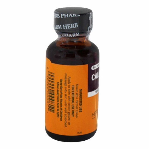 Herb Pharm Calendula Oil - 1 fl oz (30 ml) Perspective: top