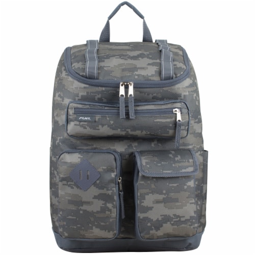 Fuel Wide Mouth Cargo Backpack - Static Camo Perspective: top
