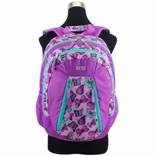 Eastport Active 2.0 Backpack - Colorful Butterflies Perspective: top