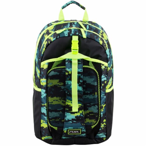 Fuel Deluxe Lunch Bag & Backpack Combo - Static Camo Perspective: top