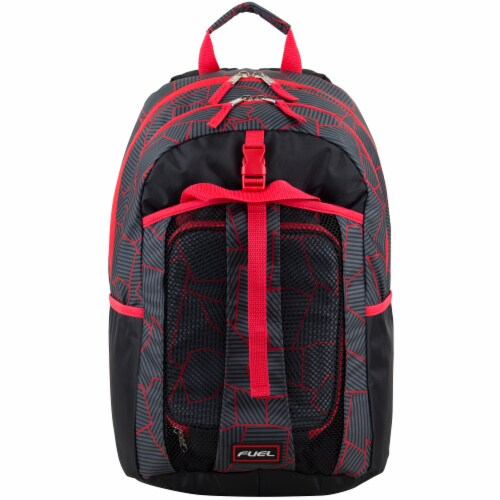 Fuel Deluxe Lunch Bag & Backpack Combo - Geometric Cracks Perspective: top
