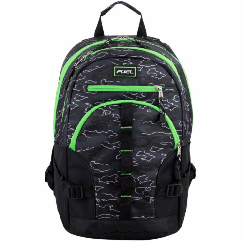 Fuel Dynamo Backpack - Camo Outline Perspective: top