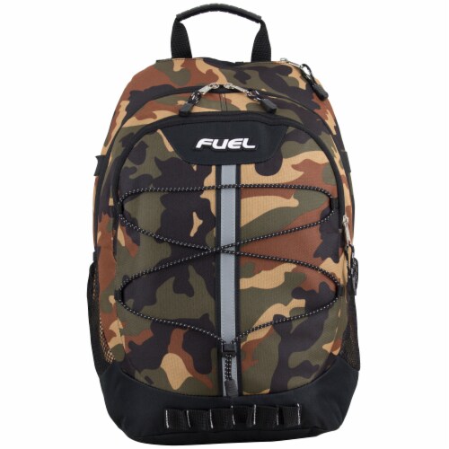 Fuel Army Camo Terra Sport Bungee Backpack Perspective: top