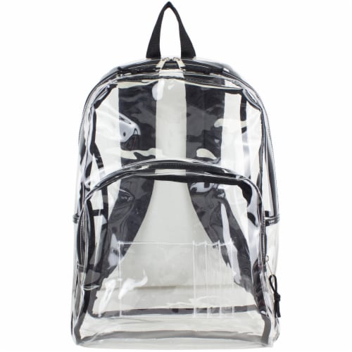 Eastsport PVC Dome Backpack - Black/Clear Perspective: top