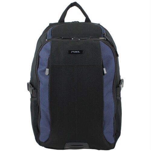 Fuel Force Defender Tech Backpack - Black/Navy Perspective: top