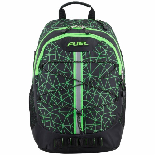 Fuel Shattered Geo Terra Sport Bungee Backpack Perspective: top