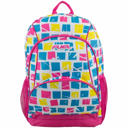 Fuel Warped Blocks Triple Decker Backpack Perspective: top