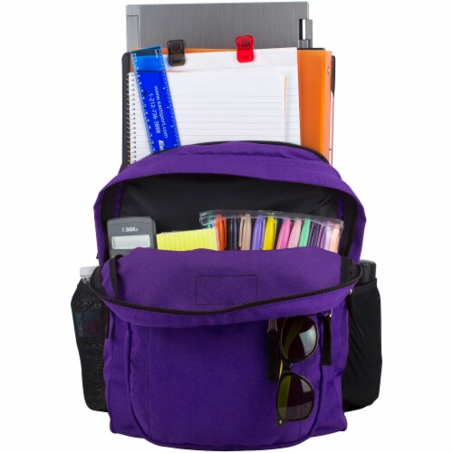 Fuel Deluxe Classic Large Backpack - Purple Perspective: top