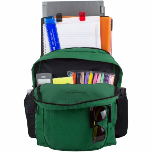 Fuel Deluxe Classic Large Backpack - Forest Green Perspective: top