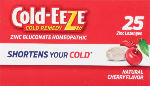Cold-EEZE® Wild Cherry Zinc Homeopathic Cold Remedy Lozenges Perspective: top