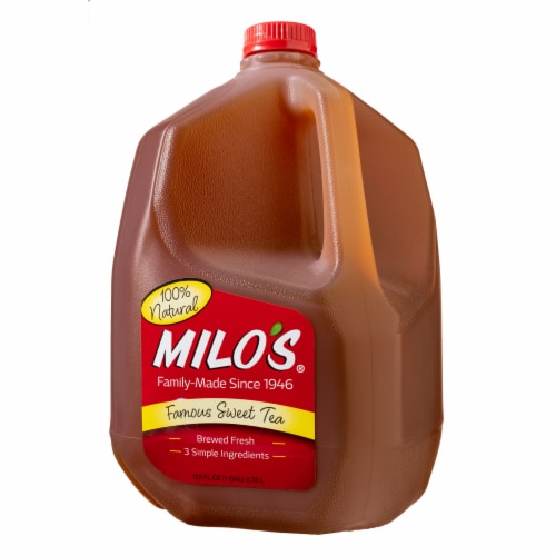 Milo's® Famous Sweet Iced Tea Carton Perspective: top