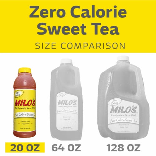 Milo's® Sweet Iced Tea Bottle Perspective: top
