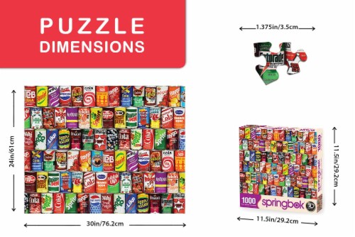 Springbok's 1000 Piece Jigsaw Puzzle Retro Refreshments - Made in USA ...