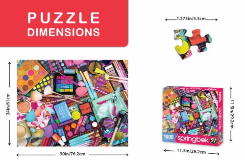Springbok 1000 Piece Jigsaw Puzzle Girls Night Out - Made in USA Perspective: top