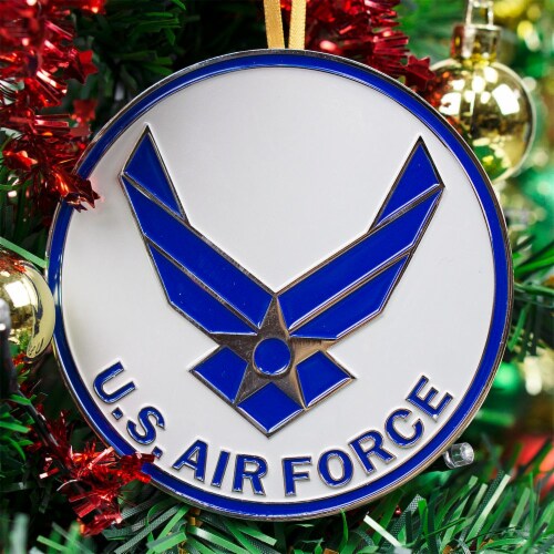 Allied Air Force Wings Heroes Series Holiday Ornament Official Air Force Medallion, 1 City
