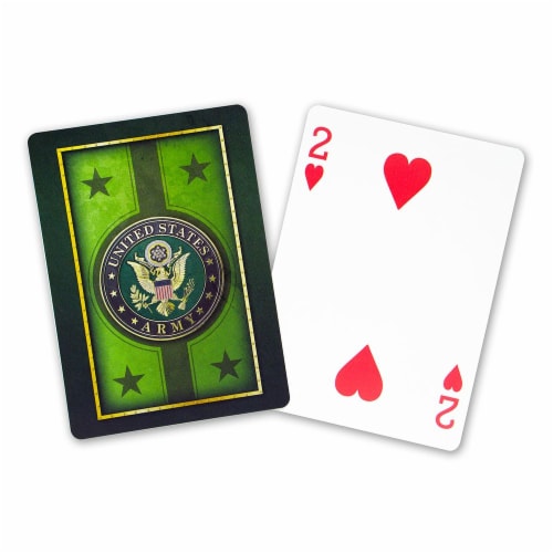 Springbok - United States Army Playing Cards - Officially Licensed 52 Playing Card Deck Perspective: top