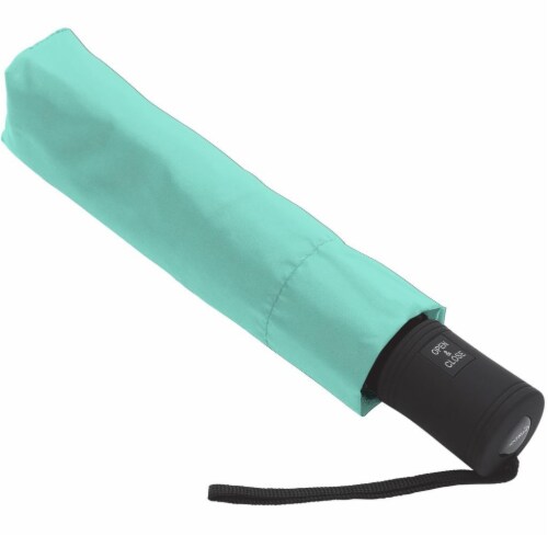 ShedRain Windjammer® Automatic Vented Compact Umbrella - Mint Perspective: top