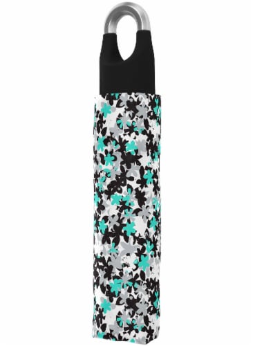 ShedRain Manual Clip Compact Umbrella - Jumble Mint Perspective: top