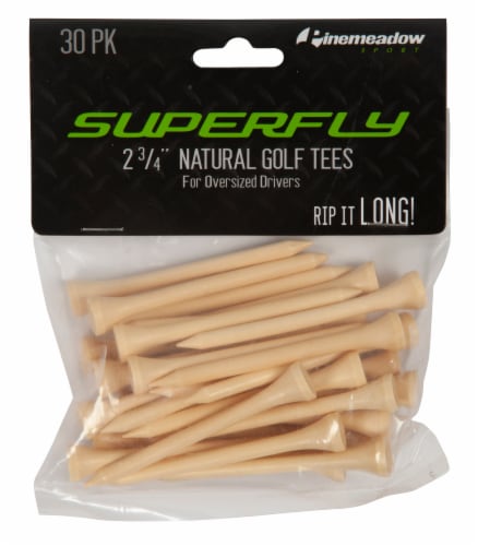 Pinemeadow SuperFly Golf Tees - 30 Pack - Natural Perspective: top