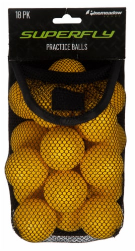 Pinemeadow SuperFly Foam Practice Balls Perspective: top