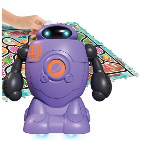 Scrib - Puzzle, Line Following, & Coding Robot Perspective: top