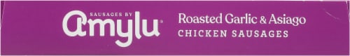 Amylu® Roasted Garlic & Asiago Chicken Sausages Perspective: top