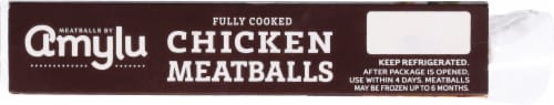 Amylu Fully Cooked Teriyaki Pineapple Chicken Meatballs Perspective: top