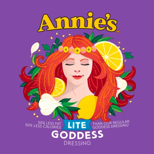 Annie's Lite Goddess Salad Dressing Perspective: top