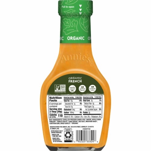 Annie's Organic French Salad Dressing Perspective: top