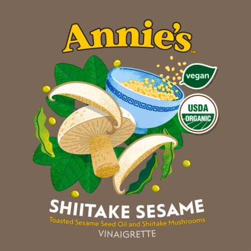 Annie&amp;#39;s Organic Shiitake Sesame Vinaigrette Salad Dressing, 8 fl oz ...