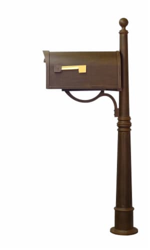 The Classic mailbox and Ashland Mailbox Post Perspective: top