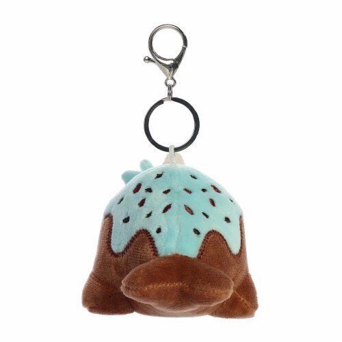 Aurora Mini Brown Tasty Peach 4inch Mint Chocolate Nomwhal Keychain ...