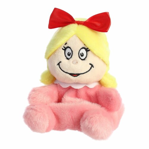 Aurora Mini Pink Dr. Seuss Palm Pals 5 inches Cindy-Lou Who Whimsical Stuffed Animal, One Size ...