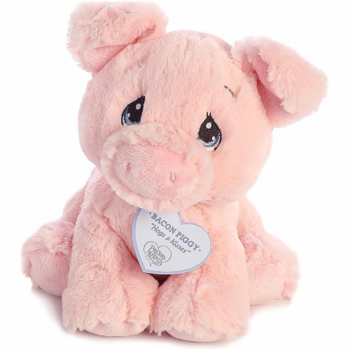 Bacon Piggy 8 inch - Baby Stuffed Animal by Precious Moments (15703) Perspective: top