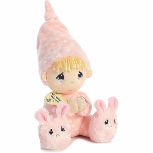 Aurora World Precious Moments Prayer Girl With Sound Now I Lay Me Down To Sleep Plush Perspective: top