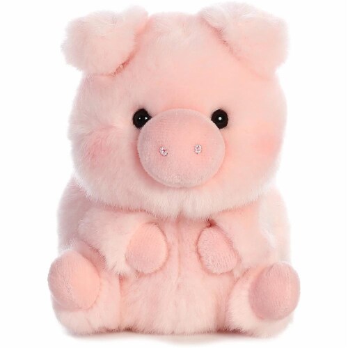 Aurora World Rolly Pet Prankster Pig Plush Perspective: top