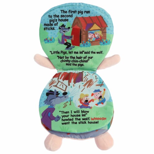 ebba Small Multicolor Story Pals 9 inch 3 Little Pigs Engaging Baby Stuffed Animal Perspective: top