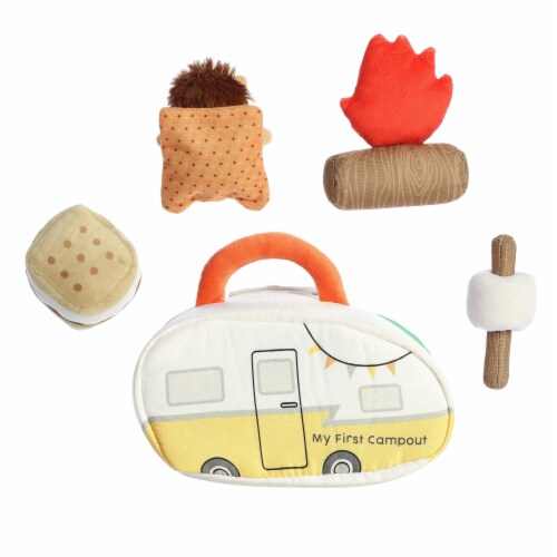 ebba Small Multicolor Baby Talk 7inches My First Campout Engaging Baby Stuffed Animal, One Size ...