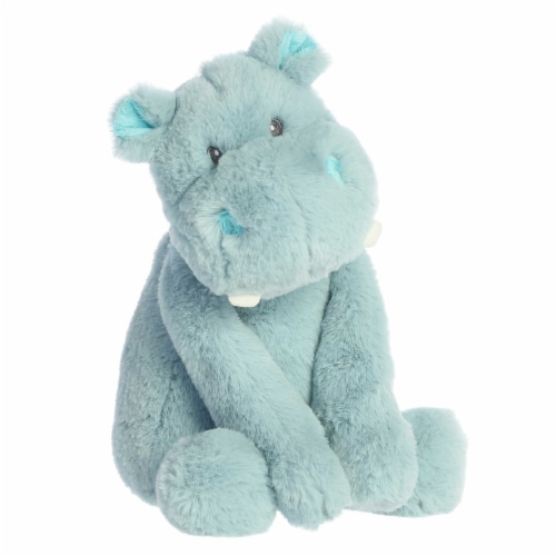 ebba Large Blue Hugeez 15 inch Hippo Adorable Baby Stuffed Animal One Size Baker s