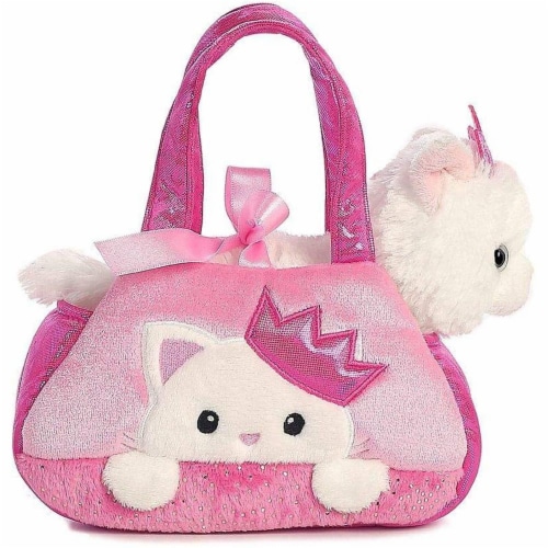 Peek-A-Boo Princess Kitty Stuffed Animal Purse by Aurora Perspective: top