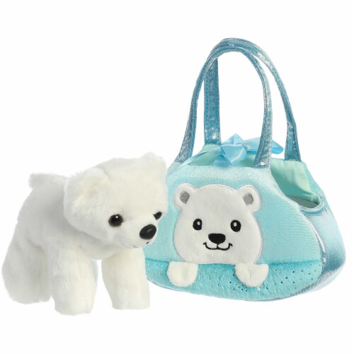 Aurora Small Multicolor Fancy Pals 7 inch Peek-A-Boo Polar Bear Fashionable Stuffed Animal, One ...