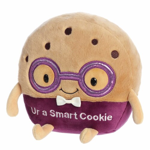Aurora Small Brown JUST SAYIN' 8.5 inch Ur A Smart Cookie Witty Stuffed ...
