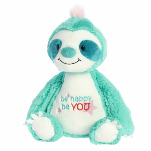 Aurora Medium Blue JUST SAYIN' 11.5 inches Be You, Be Happy Sloth Witty ...
