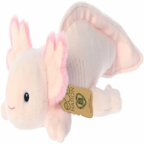 Aurora Large Pink Eco Nation 14.5inches Axolotl Eco-Friendly Stuffed ...