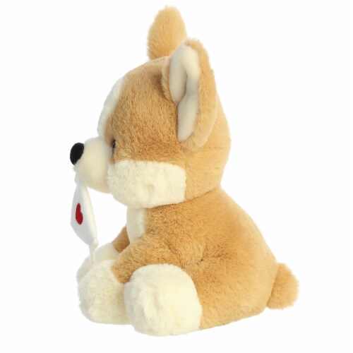 Aurora Medium Brown Valentine Val Pets 10 Sealed With A Kiss Corgi Stuffed Animal, One Size - Kroger
