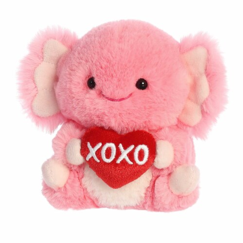 Aurora Mini Pink Rolly Pet 5 inches XOXO Axolotl Round Stuffed Animal, One Size - Kroger