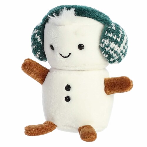 Aurora Mini White Holiday Land of Lils 5 inch Lil Muff Festive Stuffed ...