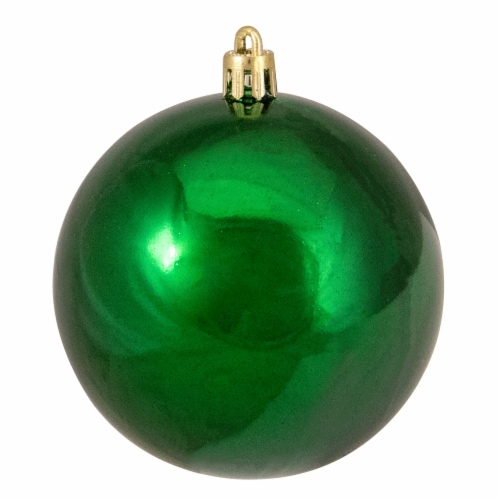 Northlight 60ct Christmas Green Shatterproof Shiny Christmas Ball