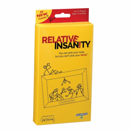 PlayMonster® Relative Insanity Expansion/Travel Pack Perspective: top